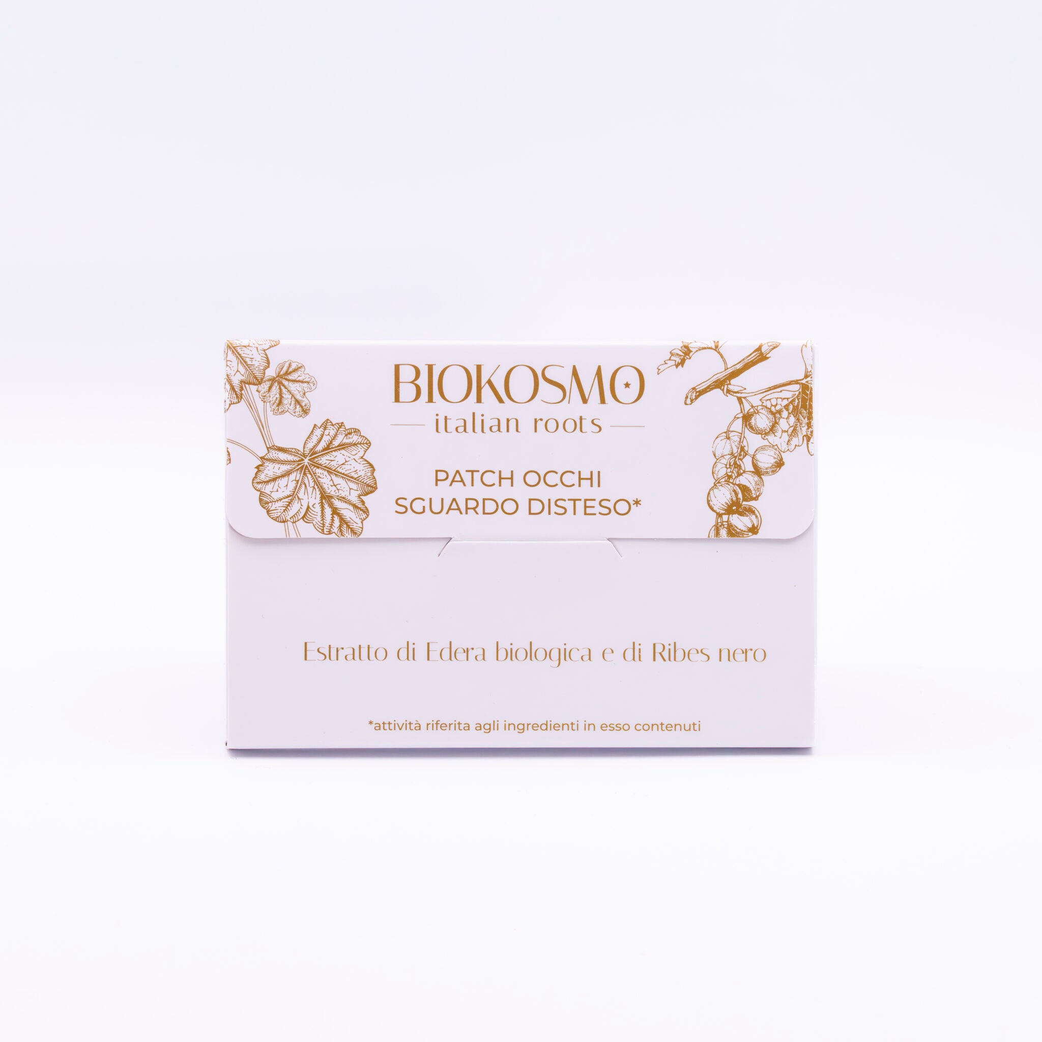 BIOKOSMO oogcontour patches voor ontspannen en uitgeruste ogen