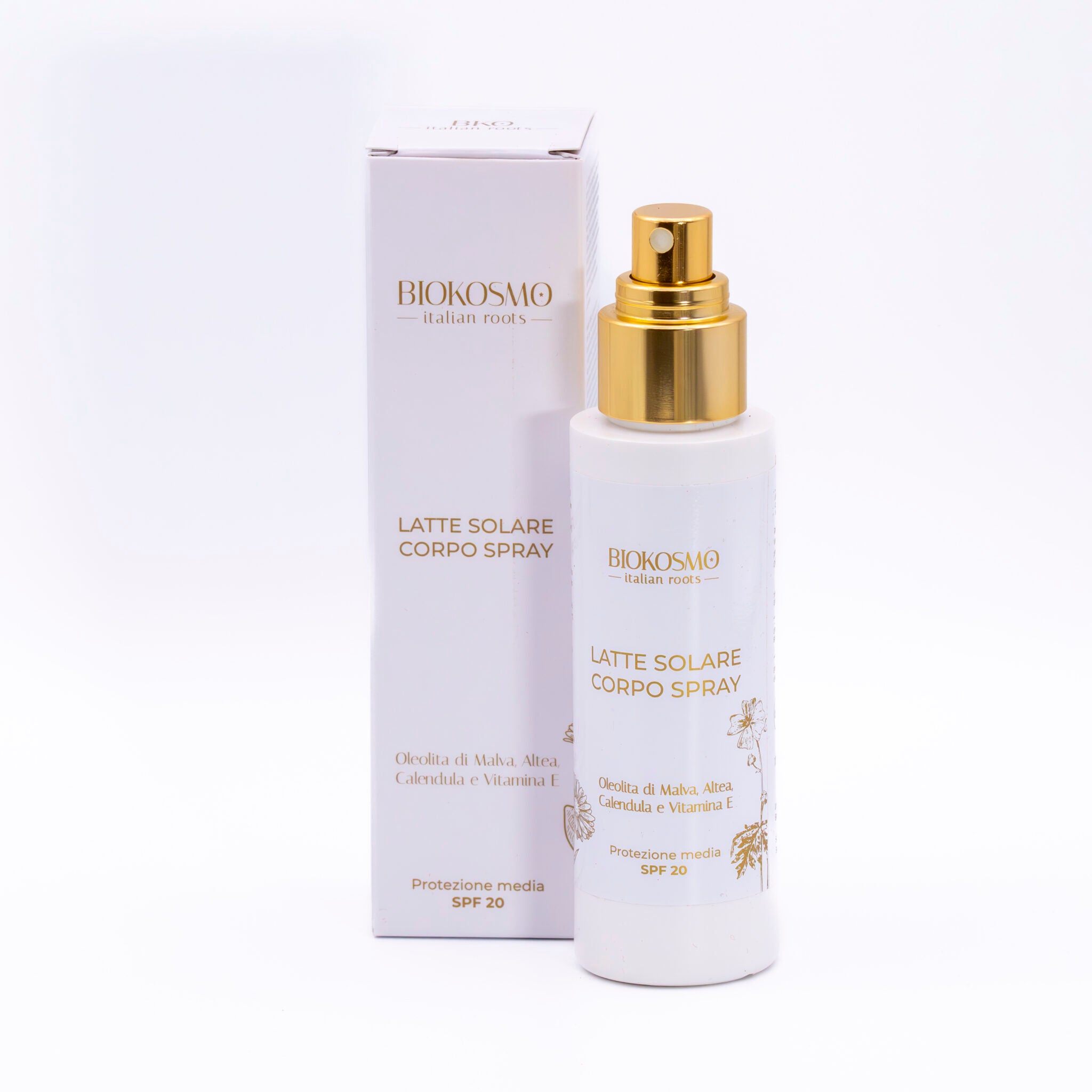 BIOKOSMO sunmilk spray SPF 20 - gemiddelde bescherming